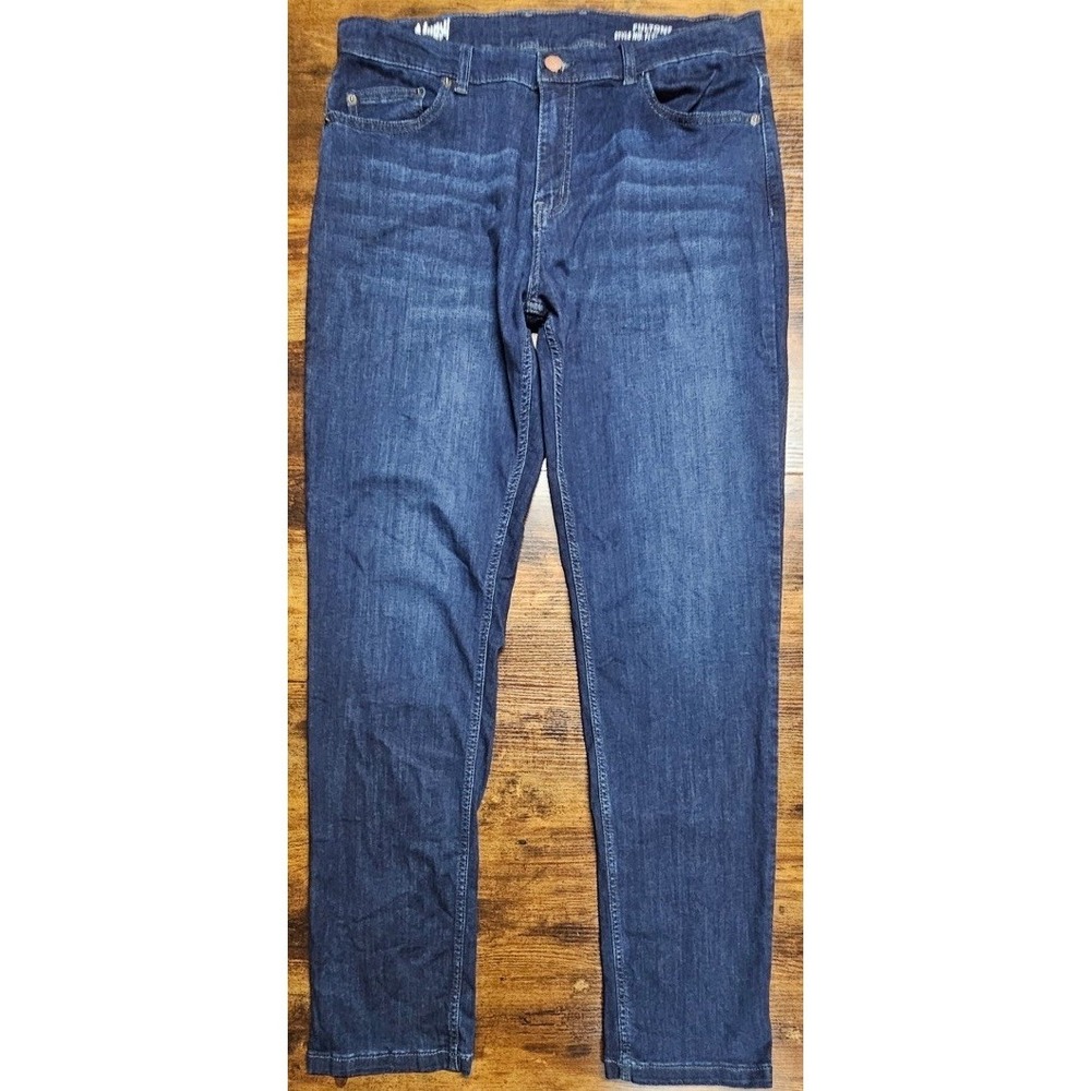 Mugsy Fultons Slim Fit Jeans Stretch Denim 36x33 Men's Blue Pants Cotton